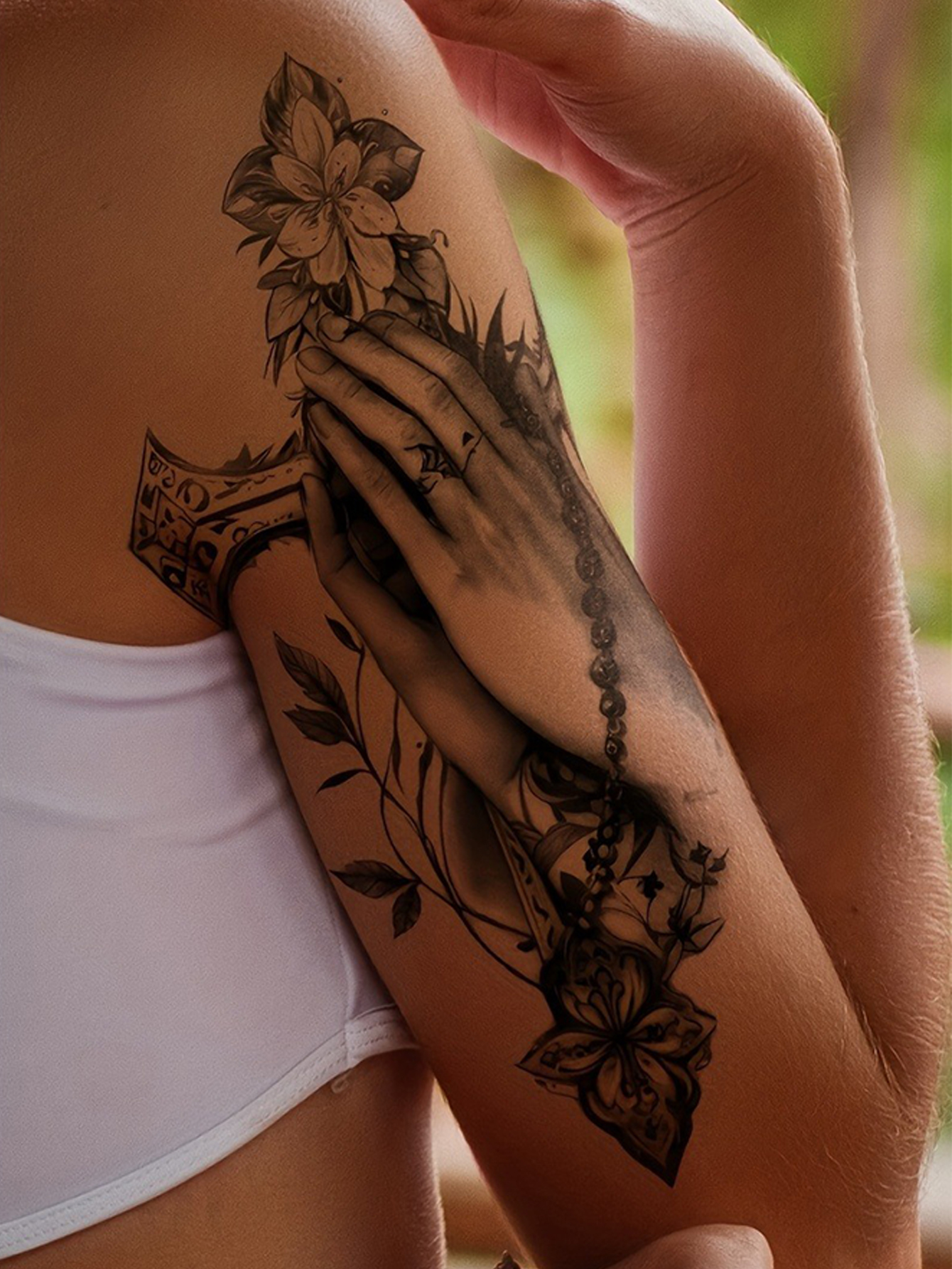 Black Gang Street Style Tattoo Sticker